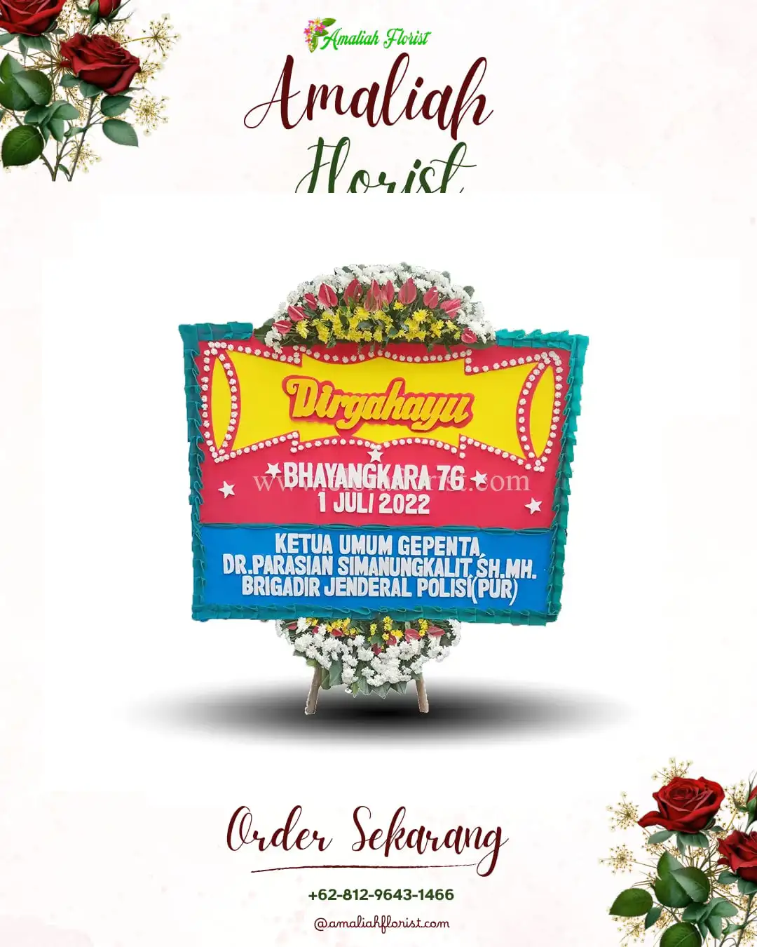 Papan Bunga HUT Ulang Tahun Jatimakmur